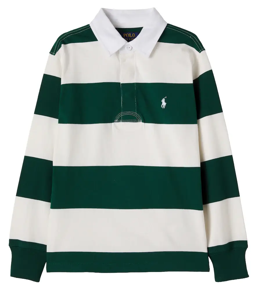 POLO RALPH LAUREN KIDS Striped cotton polo shirt | Image 1 POLO RALPH LAUREN KIDS Striped cotton polo shirt | Image 1