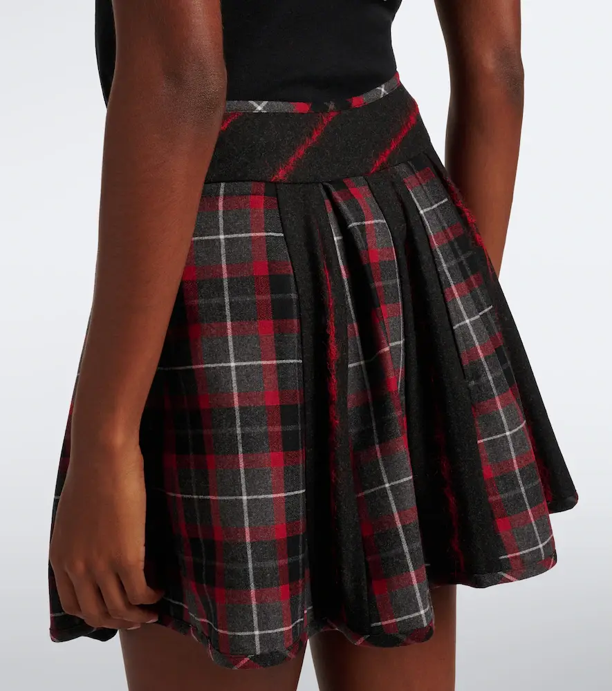 Vivienne Westwood Bell tartan wool miniskirt | Thumbnail 2