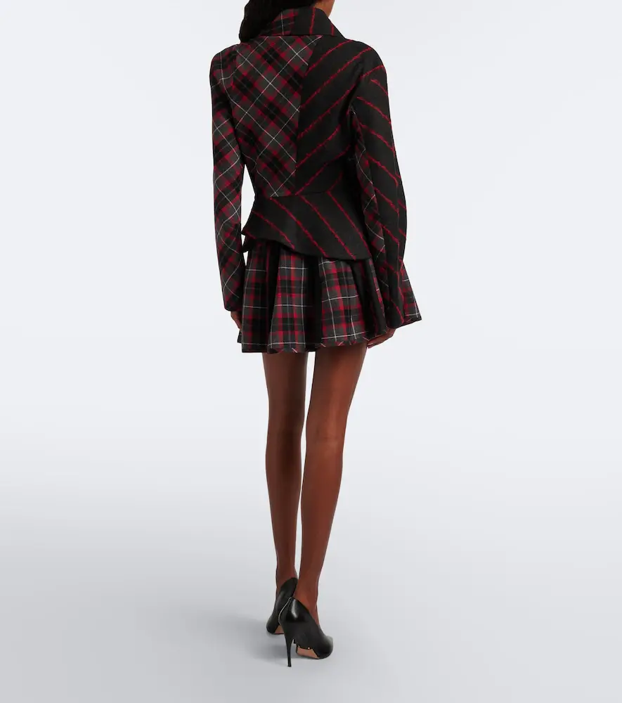 Vivienne Westwood Bell tartan wool miniskirt | Thumbnail 5