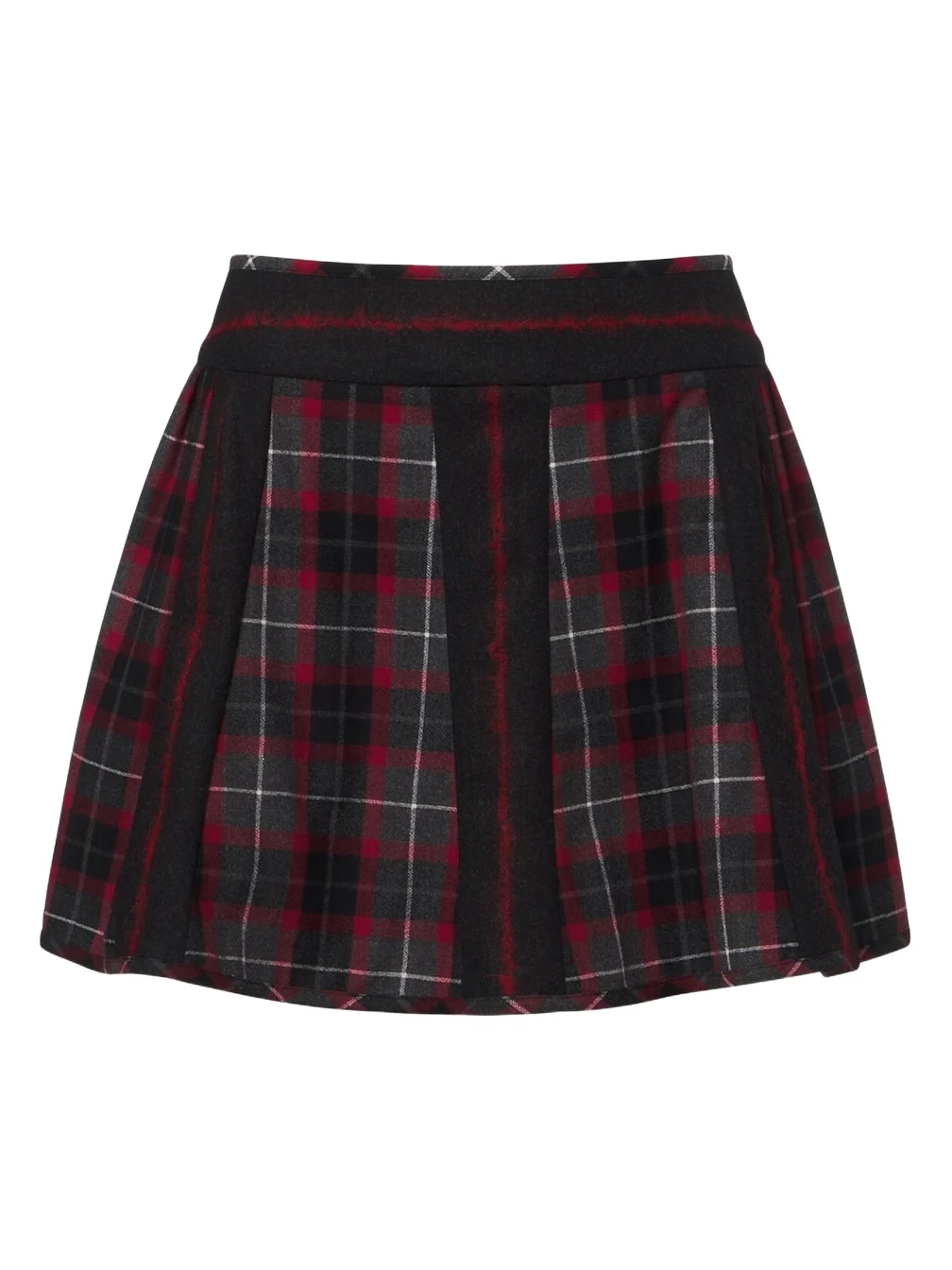 Bell tartan wool miniskirt Bell tartan wool miniskirt