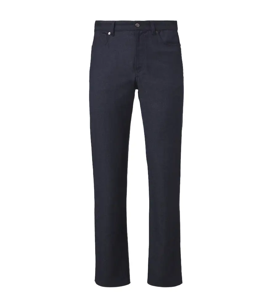 AGNONA Mid-rise straight jeans