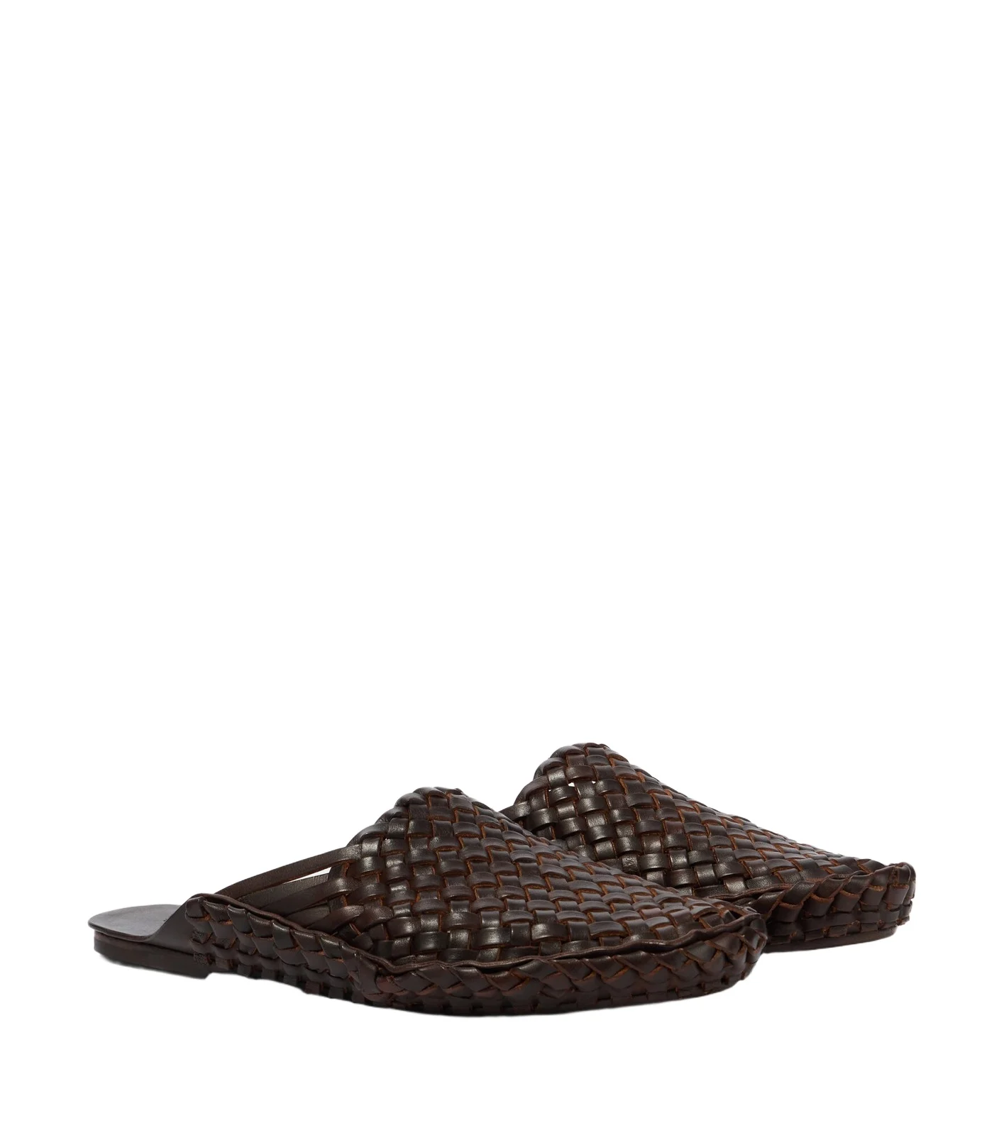 The Row Woven leather mules