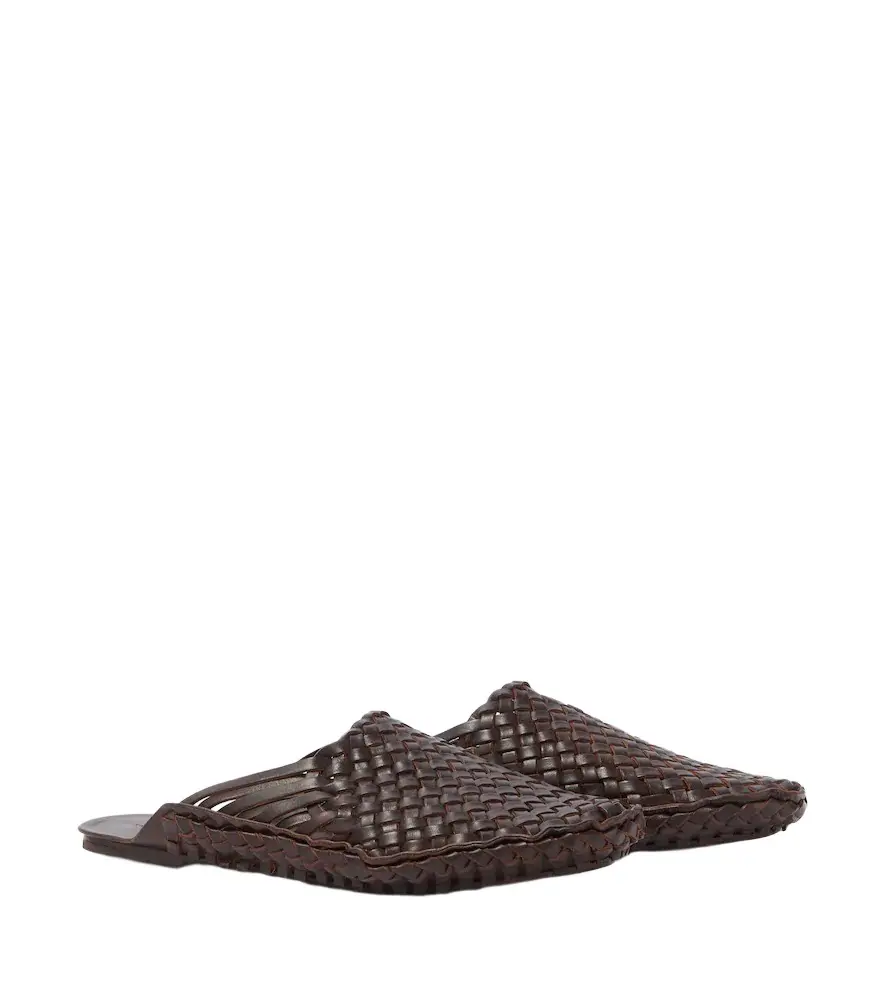 The Row Woven leather slip-on shoes | Image 1 The Row Woven leather slip-on shoes | Image 1
