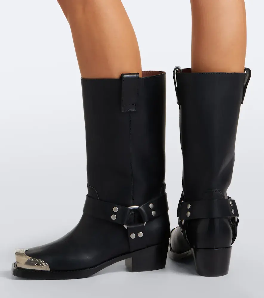 Paris Texas Roxy embellished leather biker boots | Thumbnail 5