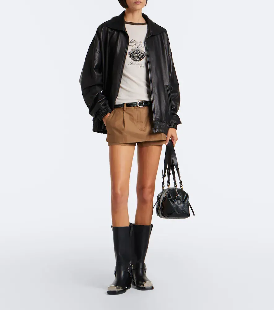 Paris Texas Roxy embellished leather biker boots | Thumbnail 6