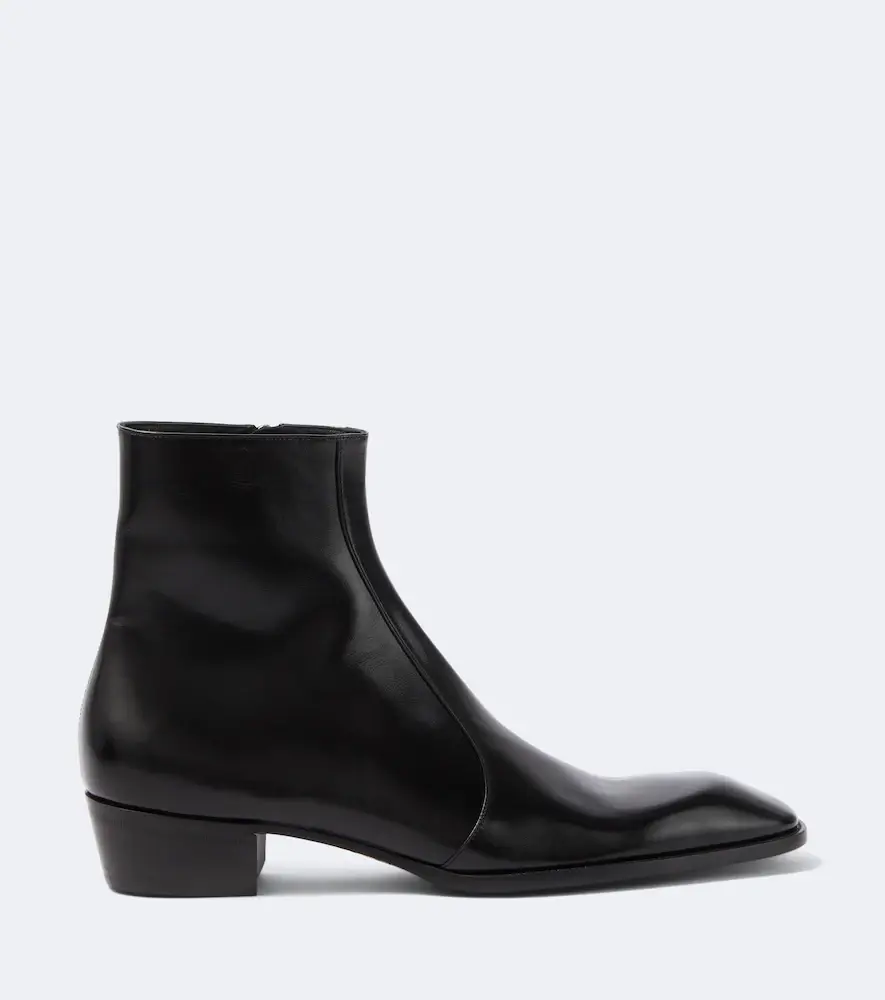 Saint Laurent Aurelien leather ankle boots | Thumbnail 3 Saint Laurent Aurelien leather ankle boots | Thumbnail 3