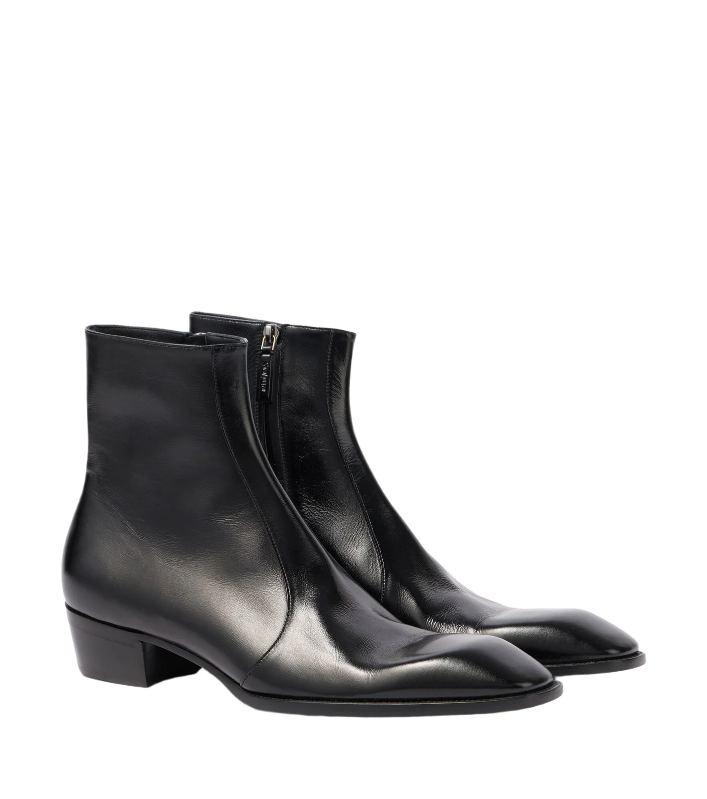 Saint Laurent Aurelien leather ankle boots