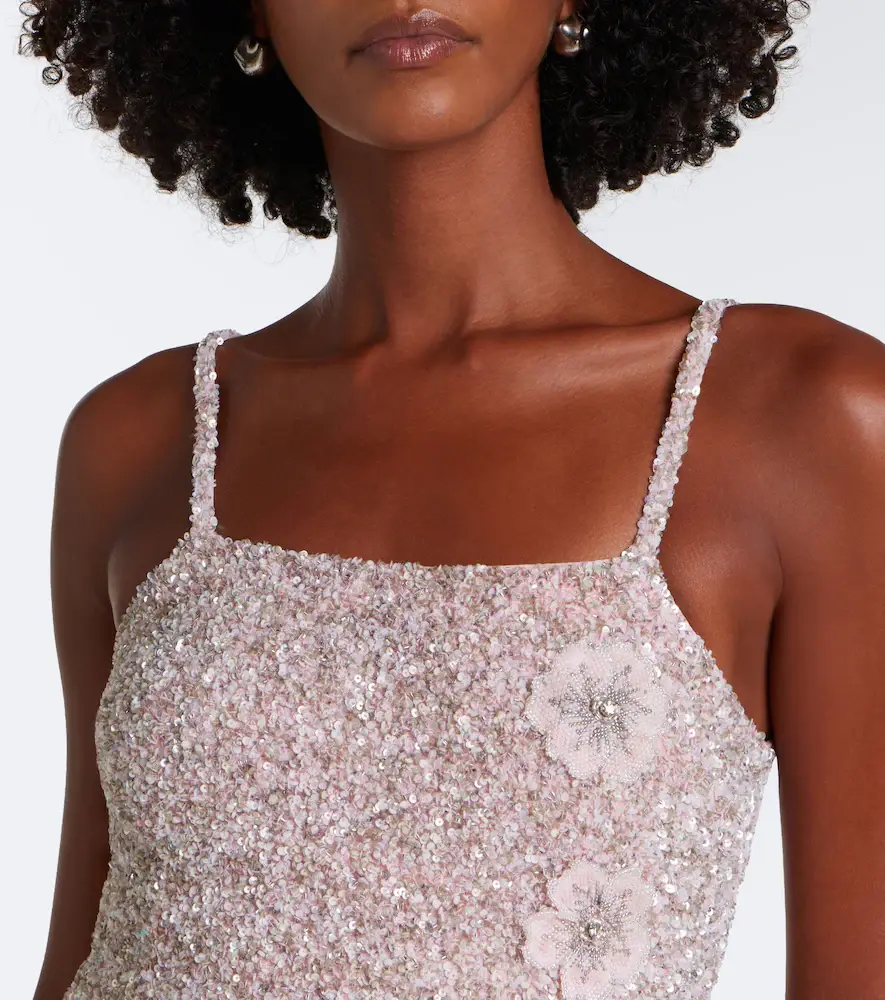LA FUORI Là Fuori Embellished floral-appliqué gown | Thumbnail 5