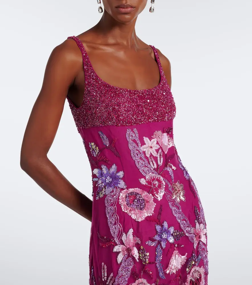 LA FUORI Là Fuori Mystical Garden embellished floral gown | Thumbnail 7