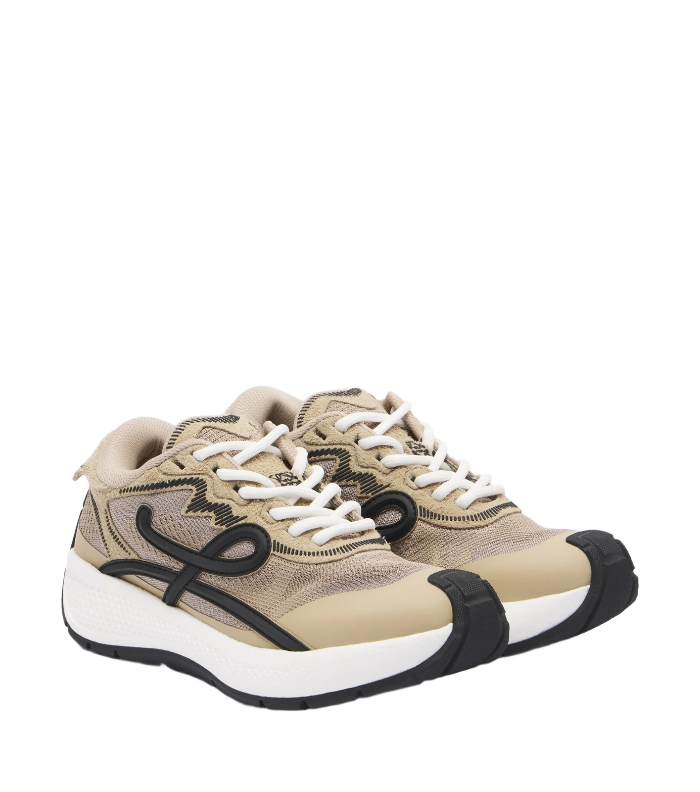 Pogo mesh-trimmed sneakers Pogo mesh-trimmed sneakers