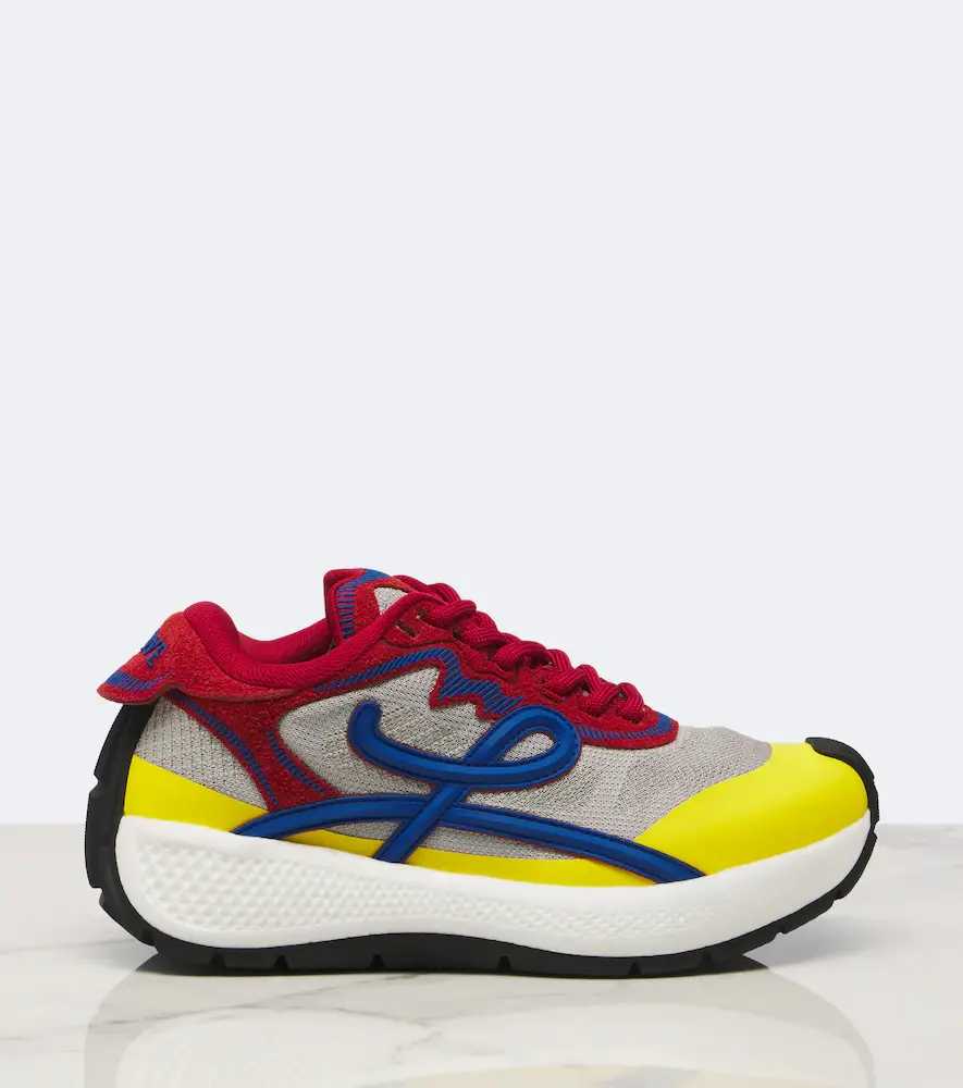 Loewe Pogo colorbocked mesh-trimmed sneakers | Thumbnail 2 Loewe Pogo colorbocked mesh-trimmed sneakers | Thumbnail 2