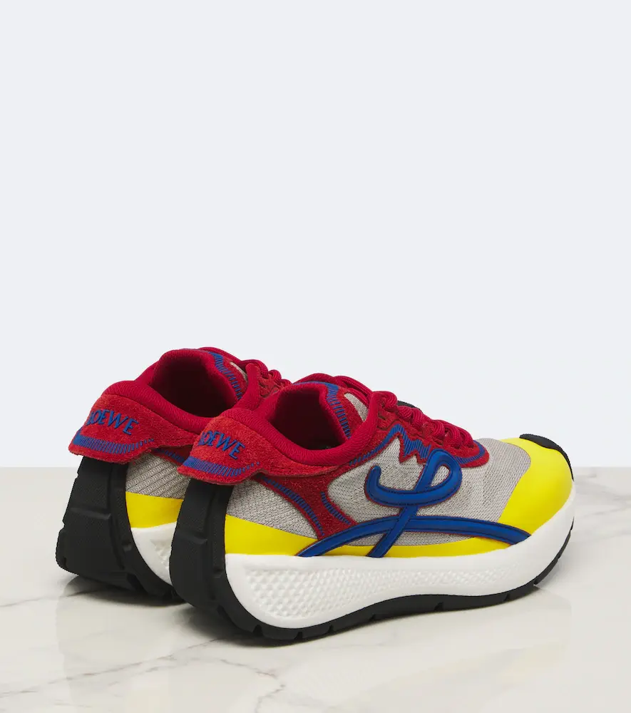 Loewe Pogo colorbocked mesh-trimmed sneakers | Thumbnail 4 Loewe Pogo colorbocked mesh-trimmed sneakers | Thumbnail 4