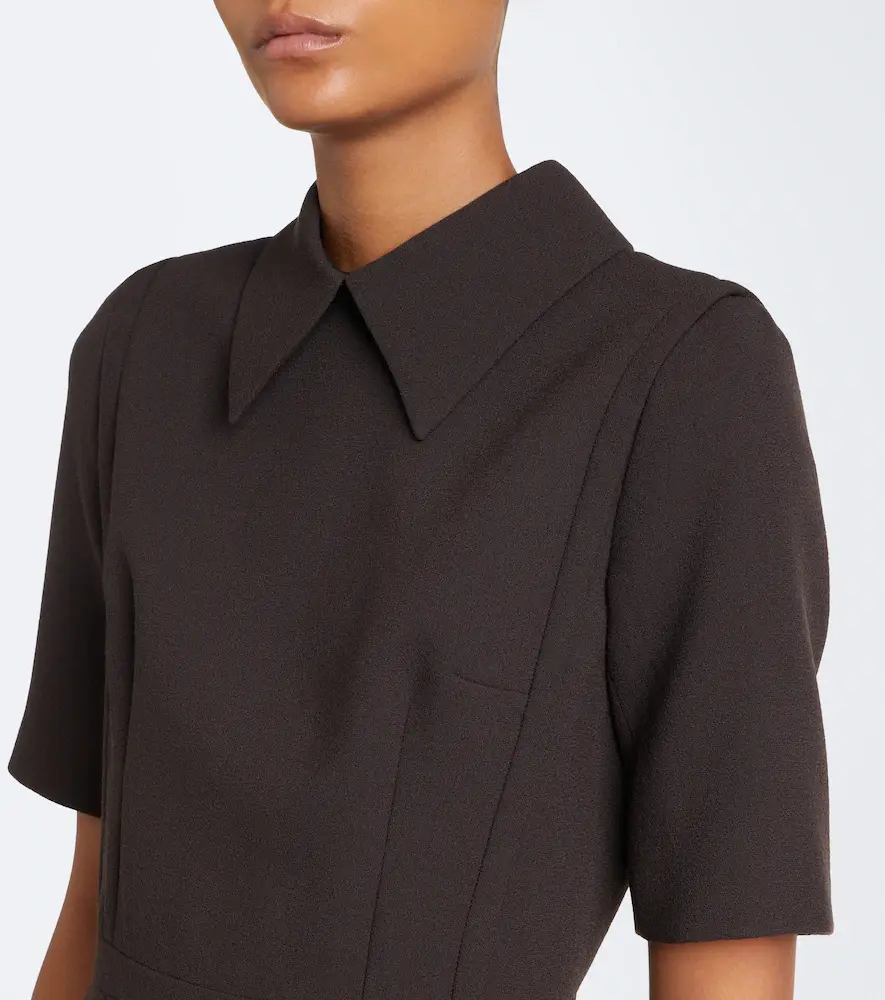 Emilia Wickstead Valletta wool midi dress | Thumbnail 3 Emilia Wickstead Valletta wool midi dress | Thumbnail 3