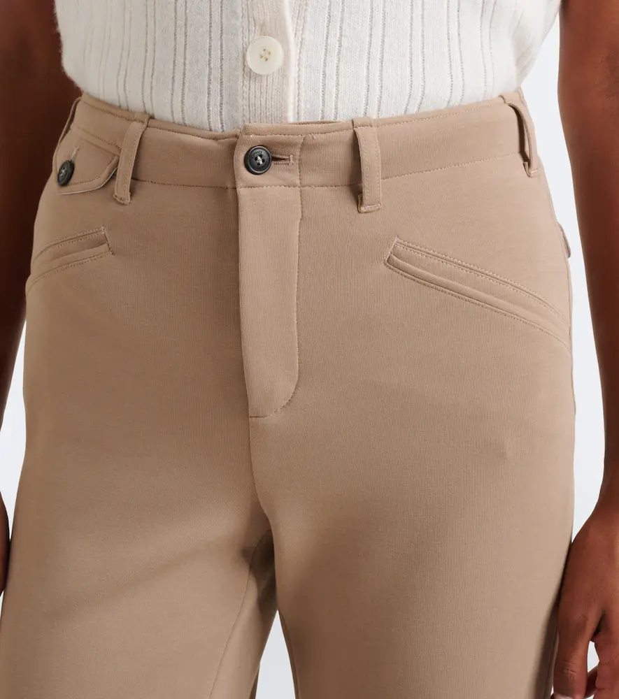 ELEVENTY Suede trimmed capris | Thumbnail 5 ELEVENTY Suede trimmed capris | Thumbnail 5