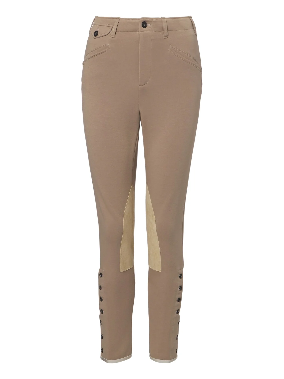 ELEVENTY Suede trimmed capris