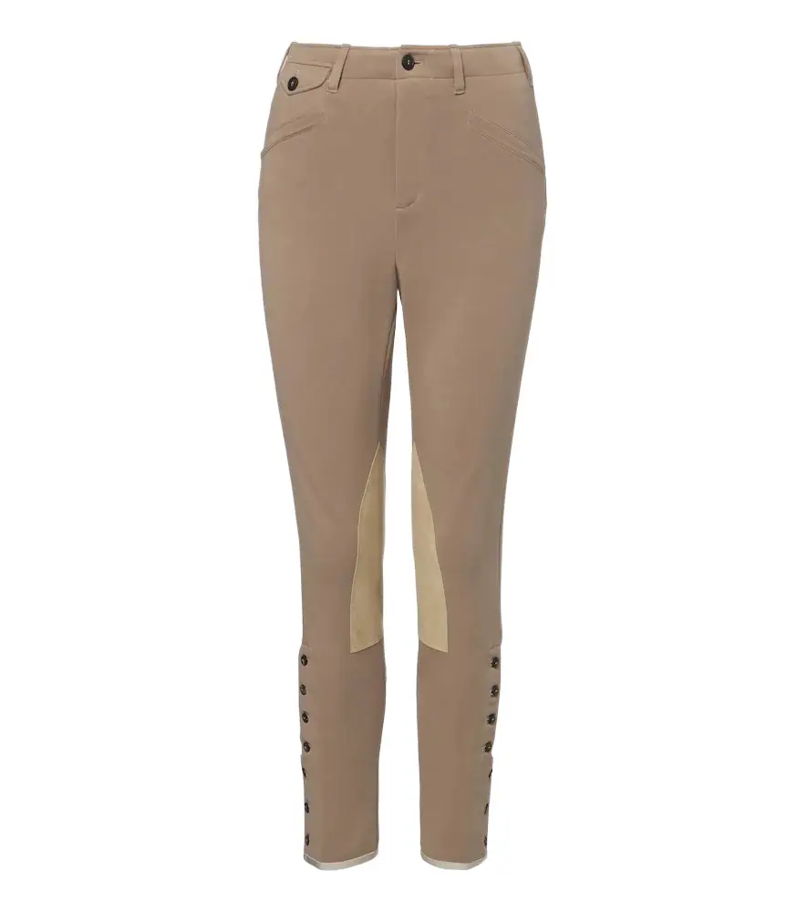 ELEVENTY Suede trimmed capris
