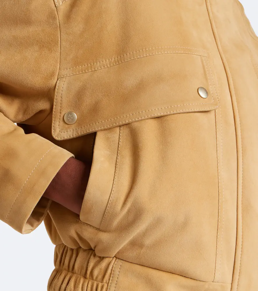 ELEVENTY Suede bomber jacket | Thumbnail 4 ELEVENTY Suede bomber jacket | Thumbnail 4