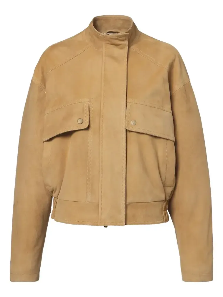 Suede bomber jacket Suede bomber jacket