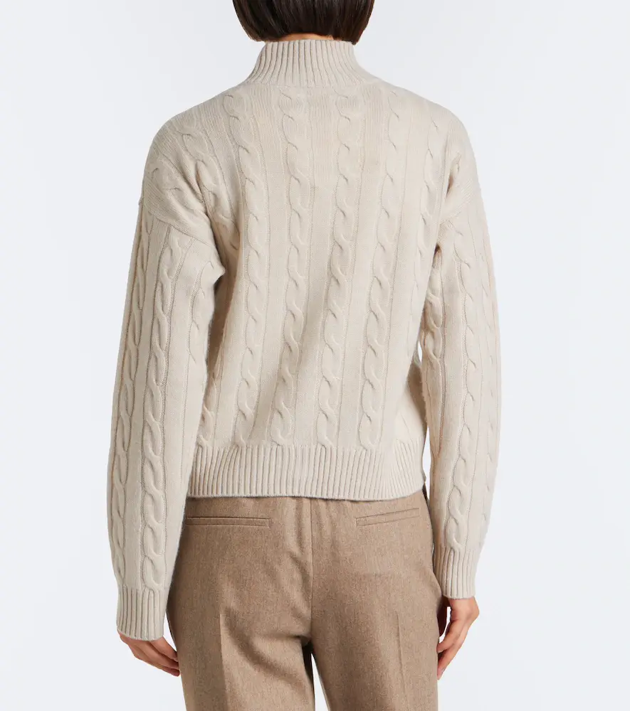 ELEVENTY Cable-knit cashmere zip-up sweater | Thumbnail 5