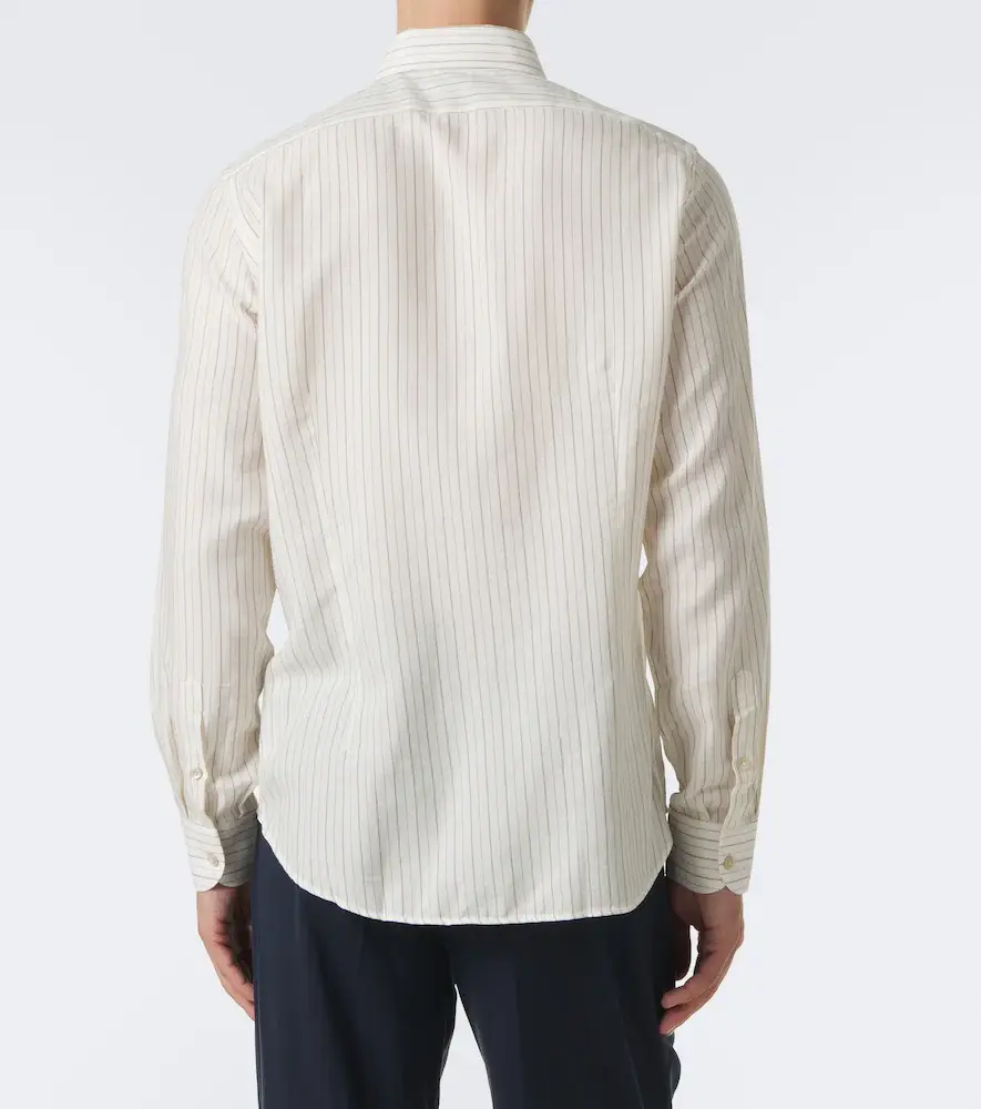 ELEVENTY Striped twill shirt | Thumbnail 4 ELEVENTY Striped twill shirt | Thumbnail 4