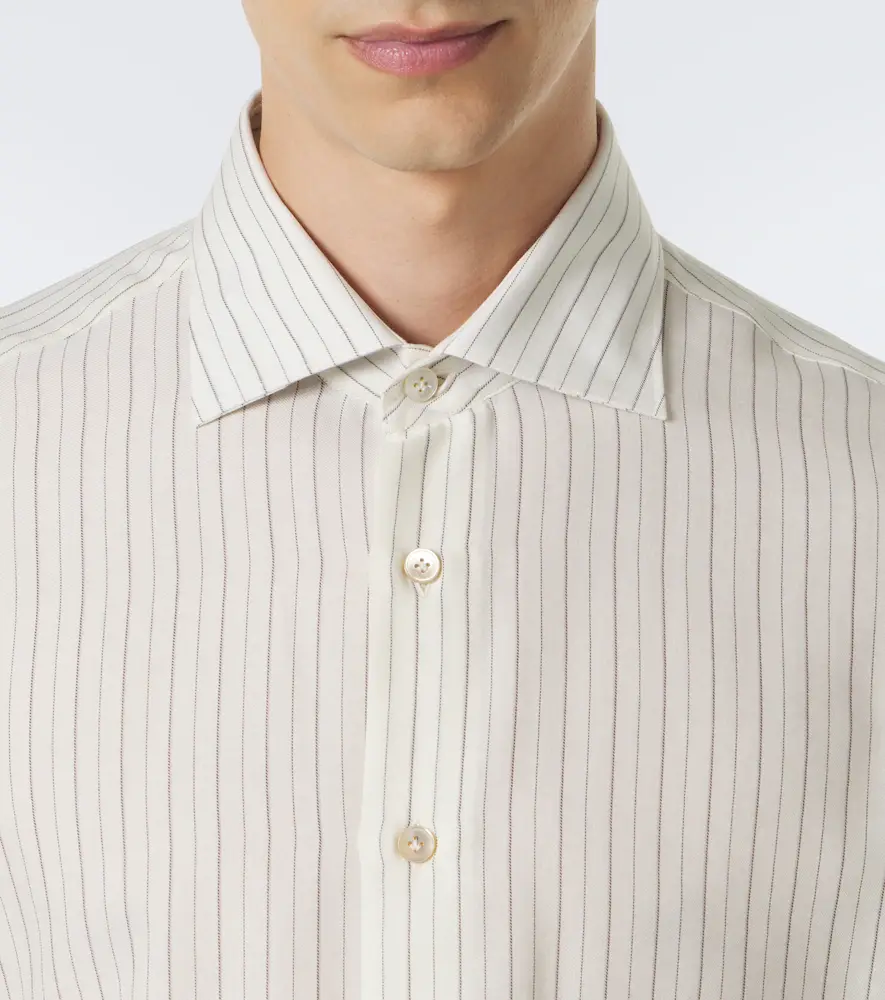 ELEVENTY Striped twill shirt | Thumbnail 6 ELEVENTY Striped twill shirt | Thumbnail 6