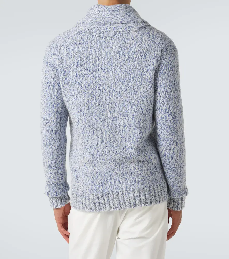 ELEVENTY Wool and cashmere-blend cardigan | Thumbnail 4