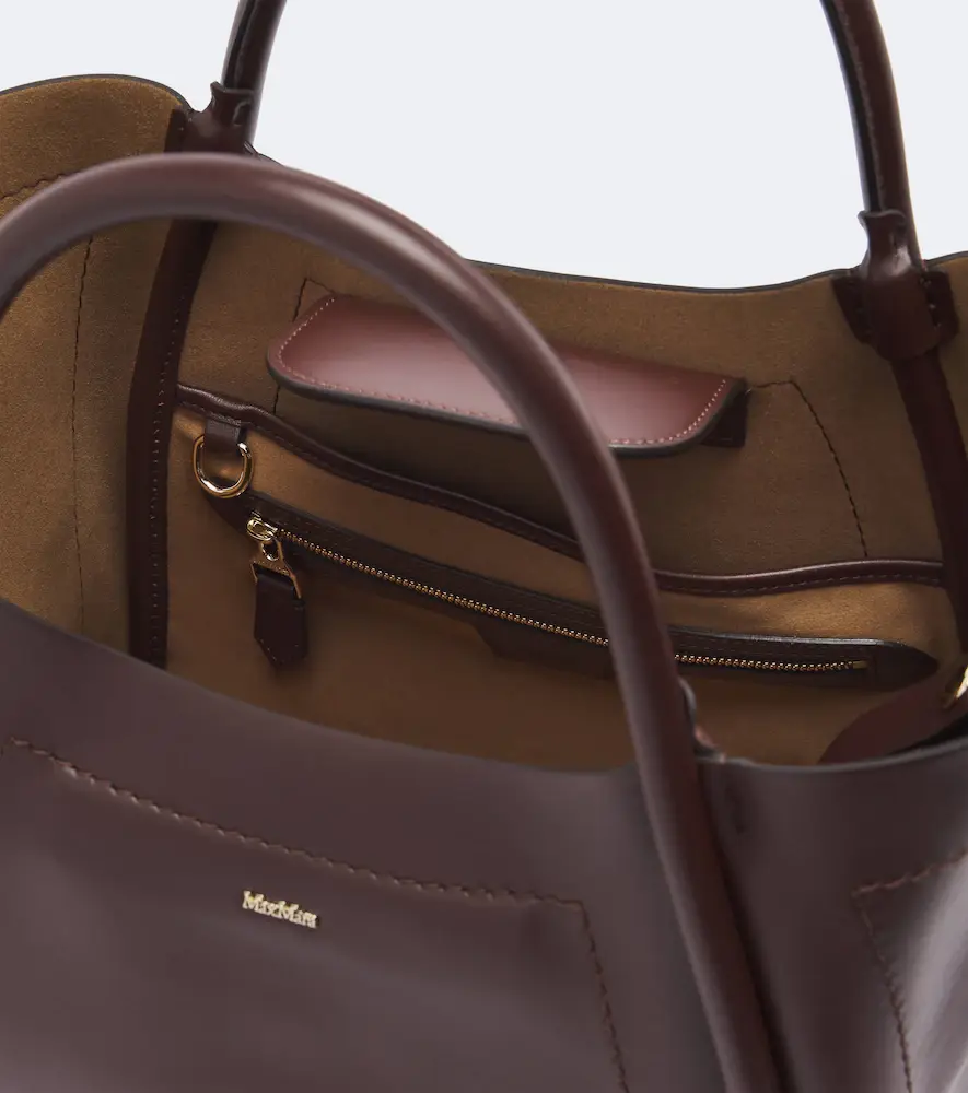 Max Mara Medium leather top-handle bag | Thumbnail 3 Max Mara Medium leather top-handle bag | Thumbnail 3