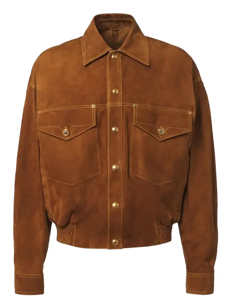 Suede blouson jacket Suede blouson jacket