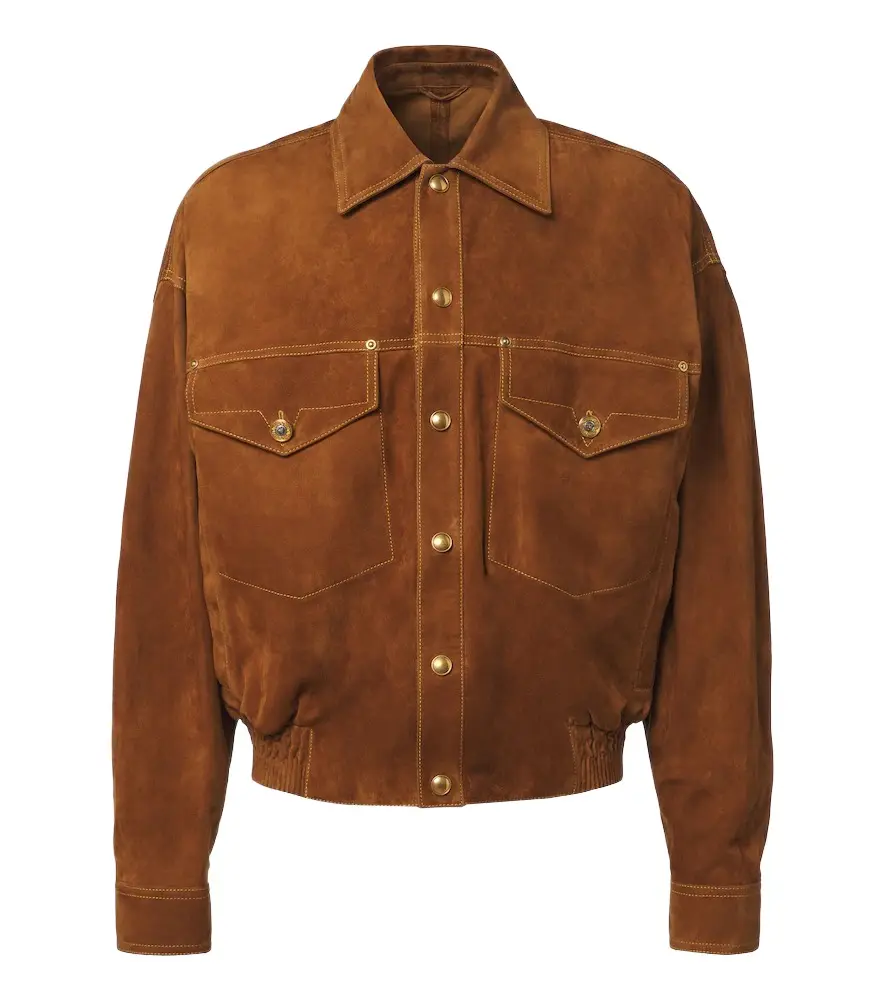 Versace Suede blouson jacket | Image 1 Versace Suede blouson jacket | Image 1
