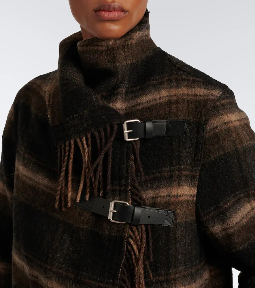Marant Étoile Gihan plaid wool-blend coat | Thumbnail 2 Marant Étoile Gihan plaid wool-blend coat | Thumbnail 2
