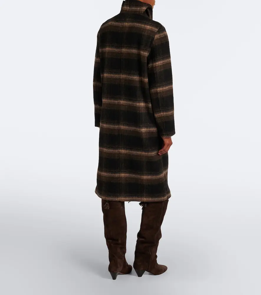Marant Étoile Gihan plaid wool-blend coat | Thumbnail 6 Marant Étoile Gihan plaid wool-blend coat | Thumbnail 6