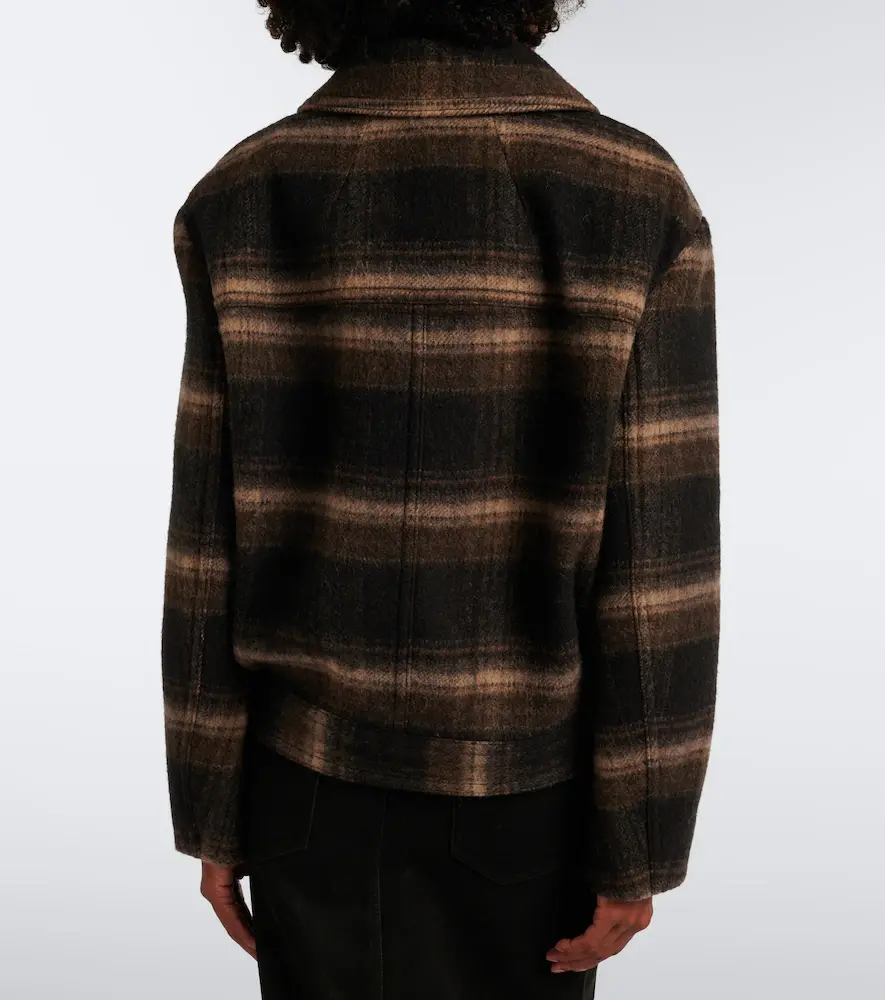 Marant Étoile Galeane plaid wool-blend jacket | Thumbnail 4 Marant Étoile Galeane plaid wool-blend jacket | Thumbnail 4