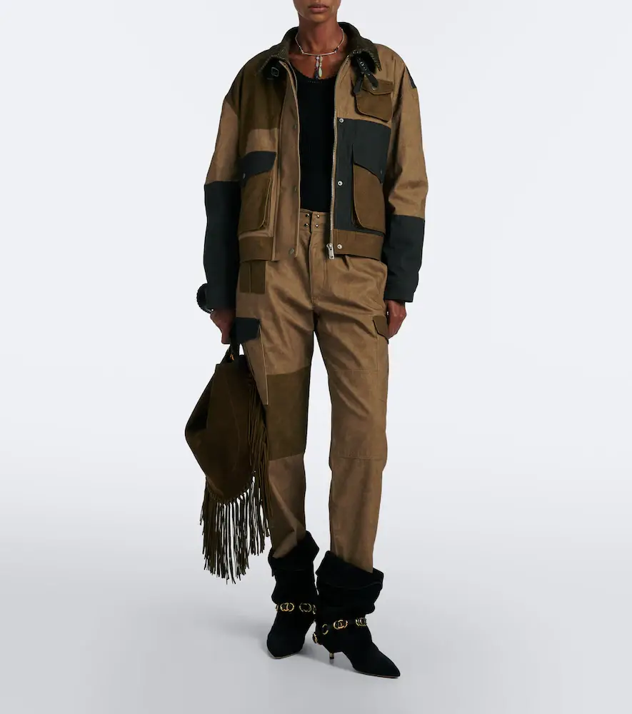 Marant Étoile Risla patchwork cotton jacket | Thumbnail 2