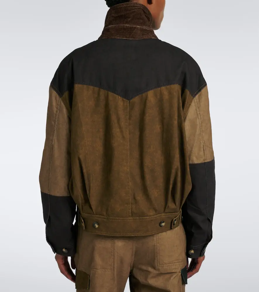 Marant Étoile Risla patchwork cotton jacket | Thumbnail 4