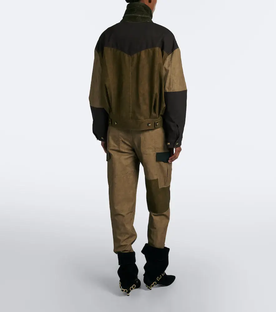 Marant Étoile Renzae patchwork cotton cargo pants | Thumbnail 4 Marant Étoile Renzae patchwork cotton cargo pants | Thumbnail 4