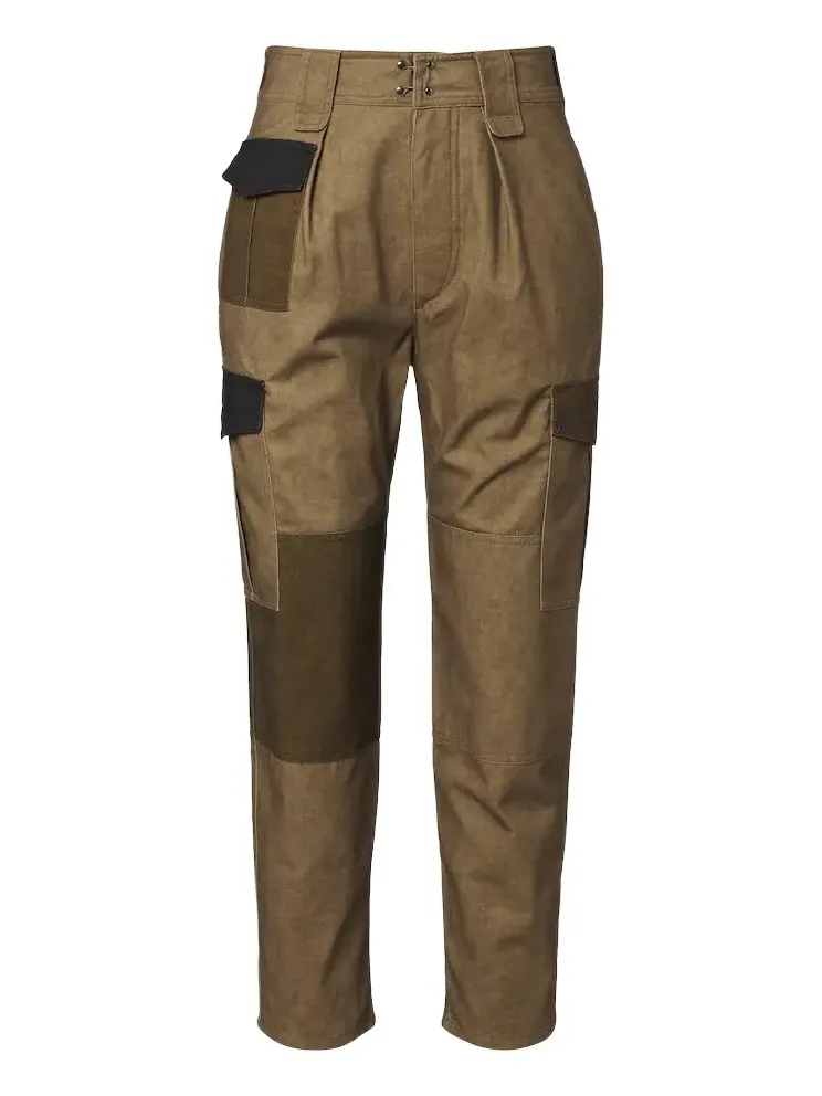 Renzae patchwork cotton cargo pants Renzae patchwork cotton cargo pants