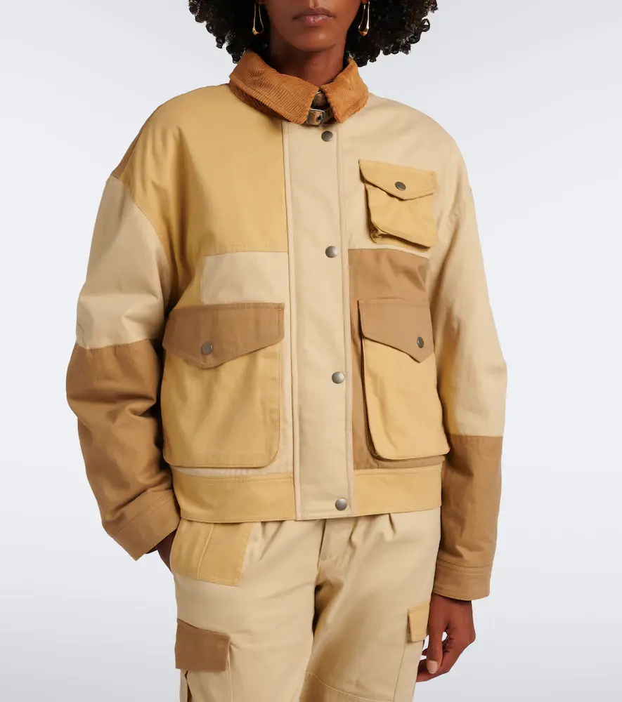 Marant Étoile Risla patchwork cotton jacket | Thumbnail 2