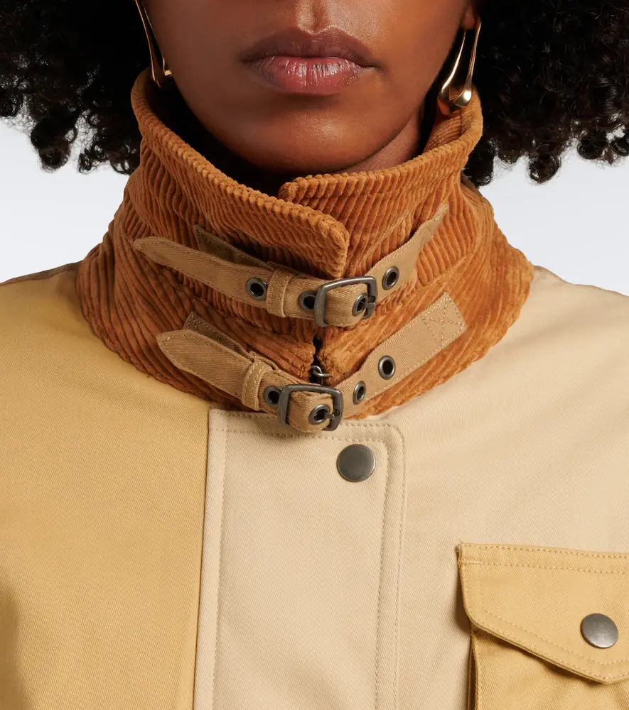 Marant Étoile Risla patchwork cotton jacket | Thumbnail 3