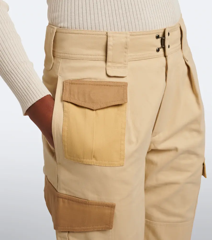 Marant Étoile Renzae patchwork cotton cargo pants | Thumbnail 4 Marant Étoile Renzae patchwork cotton cargo pants | Thumbnail 4