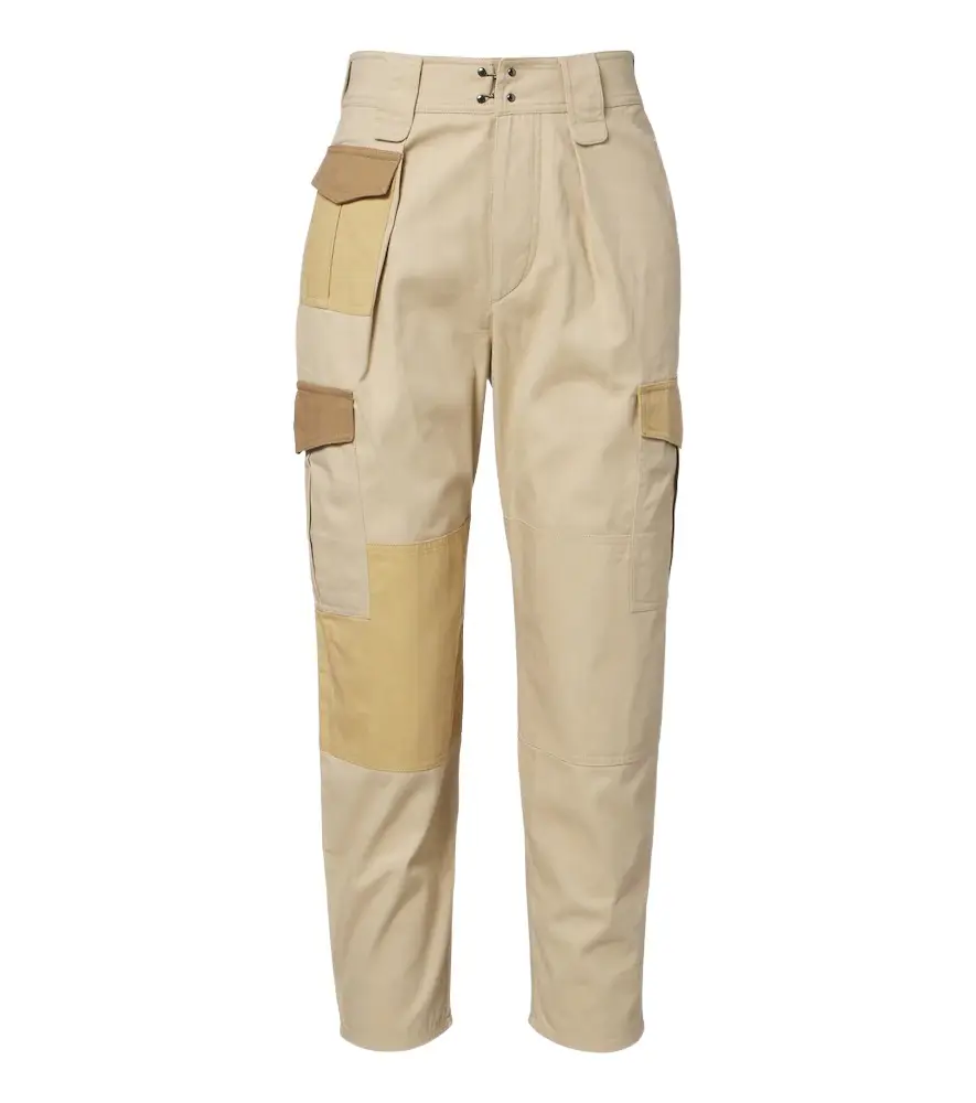 Marant Étoile Renzae patchwork cotton cargo pants | Image 1 Marant Étoile Renzae patchwork cotton cargo pants | Image 1