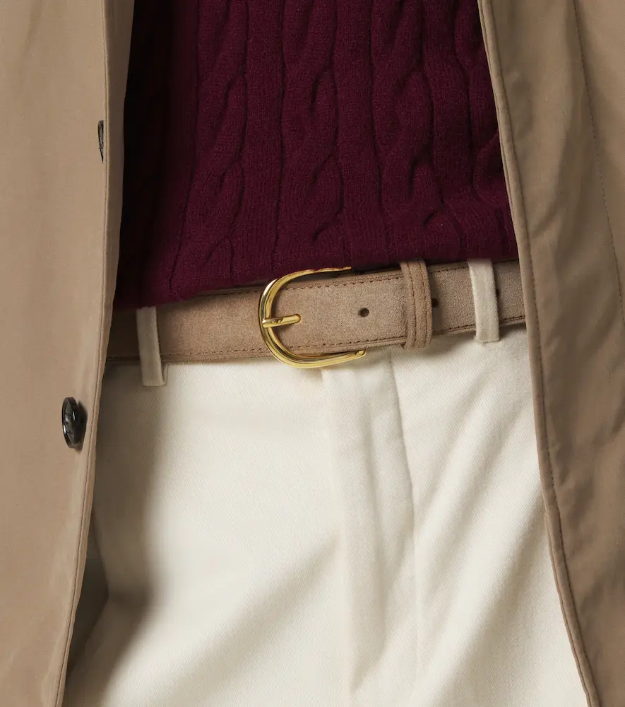 George Cleverley Suede belt | Thumbnail 3 George Cleverley Suede belt | Thumbnail 3
