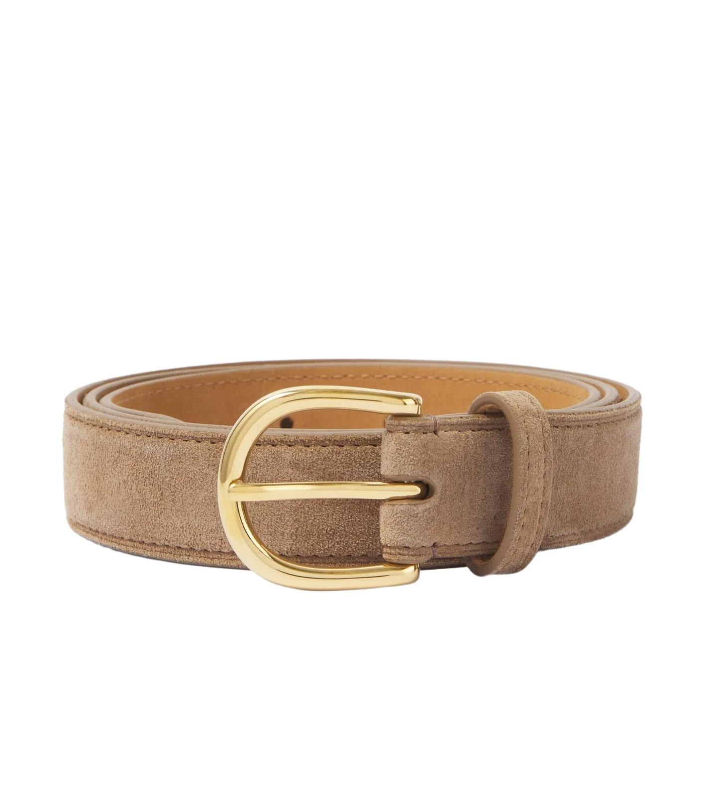 Suede belt