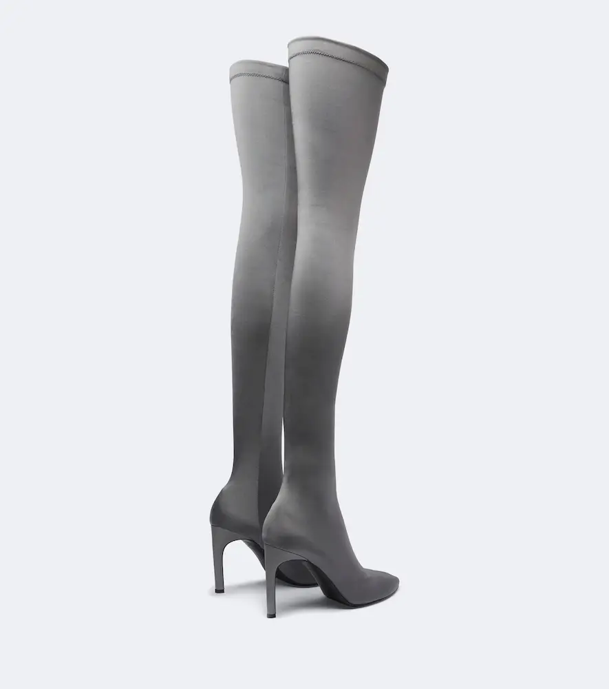 Victoria Beckham Harlow jersey over-the-knee boots | Thumbnail 3 Victoria Beckham Harlow jersey over-the-knee boots | Thumbnail 3