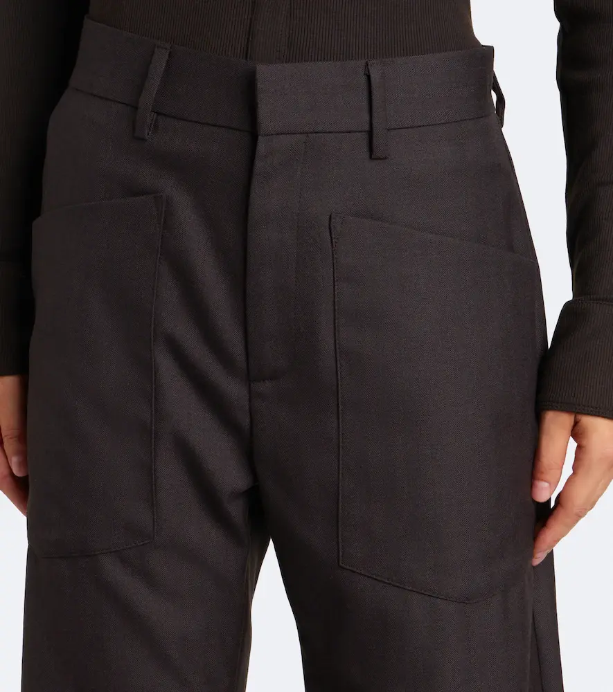 Nili Lotan Shon virgin wool barrel-leg pants | Thumbnail 3 Nili Lotan Shon virgin wool barrel-leg pants | Thumbnail 3