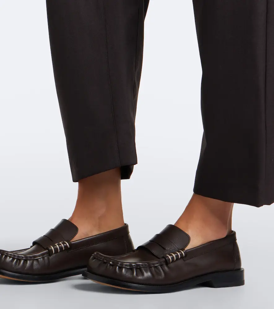 Nili Lotan Shon virgin wool barrel-leg pants | Thumbnail 5 Nili Lotan Shon virgin wool barrel-leg pants | Thumbnail 5