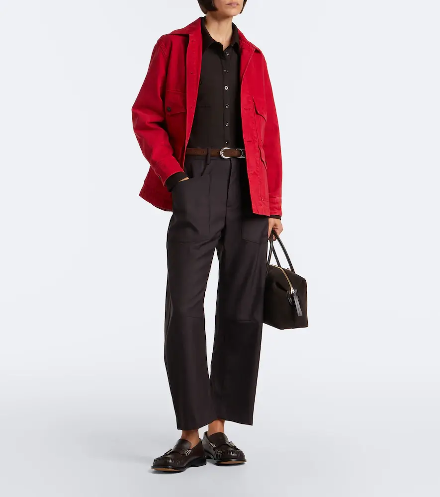 Nili Lotan Shon virgin wool barrel-leg pants | Thumbnail 6 Nili Lotan Shon virgin wool barrel-leg pants | Thumbnail 6
