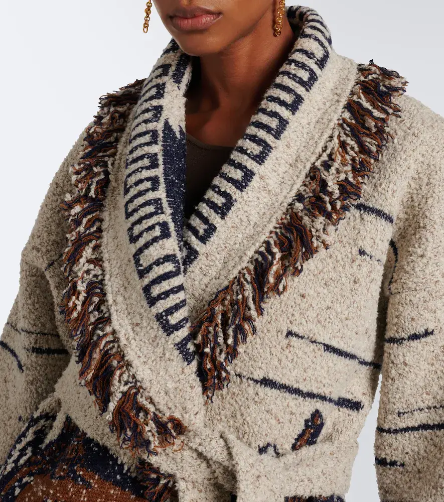 Alanui Riding The Waves cotton and wool blend cardigan | Thumbnail 2 Alanui Riding The Waves cotton and wool blend cardigan | Thumbnail 2
