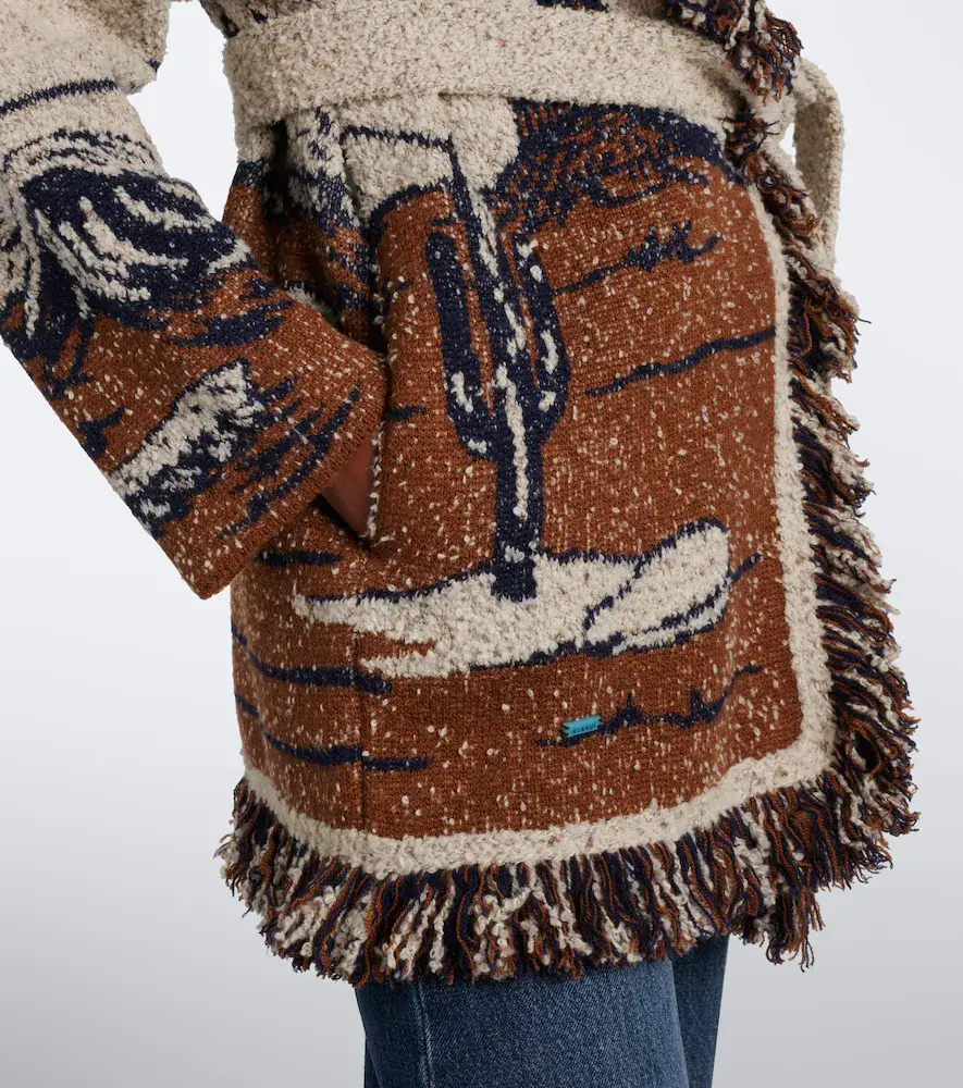Alanui Riding The Waves cotton and wool blend cardigan | Thumbnail 3 Alanui Riding The Waves cotton and wool blend cardigan | Thumbnail 3