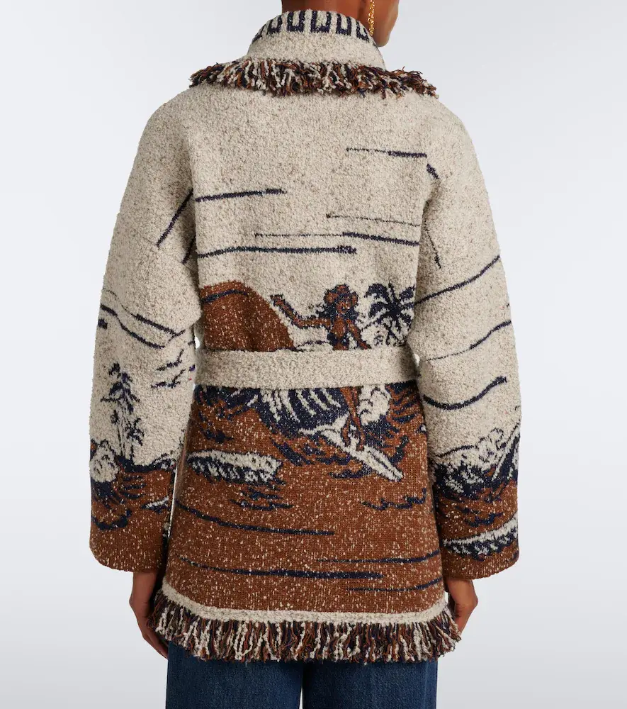 Alanui Riding The Waves cotton and wool blend cardigan | Thumbnail 6 Alanui Riding The Waves cotton and wool blend cardigan | Thumbnail 6