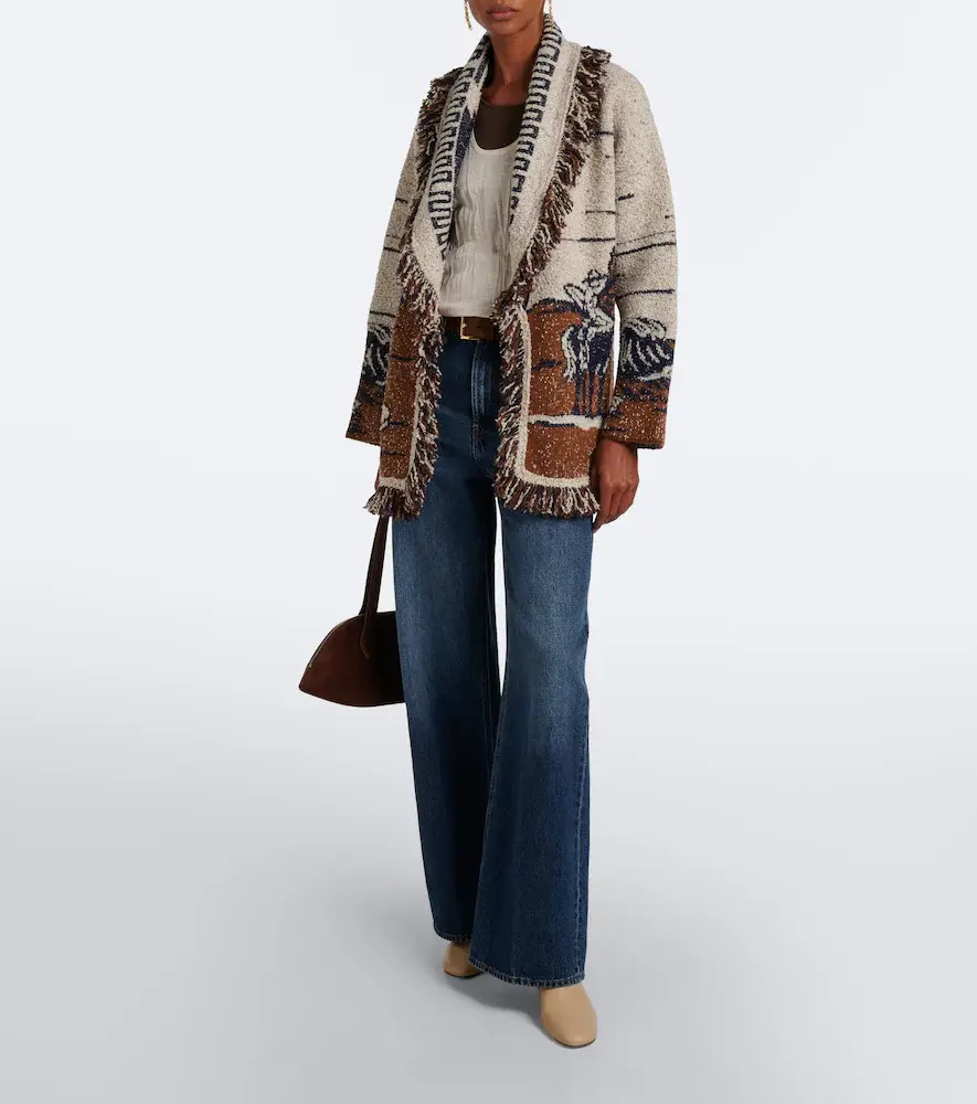 Alanui Riding The Waves cotton and wool blend cardigan | Thumbnail 7 Alanui Riding The Waves cotton and wool blend cardigan | Thumbnail 7